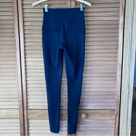 Athleta Delancey Moto Dark Grey Leggings Women’s Size XXS - Picture 5 of 10